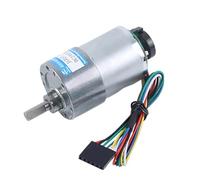 12V 24V Hall Encoder DC Gear Motor JGB37-3530B Adjustable Speed Can CW CCW Switching Metal Gear Micro Motor(316RPM,24V Motorand bracket)