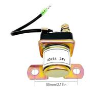 12V/24V Heavy-Duty Starter Solenoid Relay for ATVs, UTVs, Snowmobiles & for Diesel Engines - Cold-Weather Reliable, Metal Housing with Copper Contacts (JD134 12V)