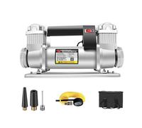 12V/24V High-Pressure Air Pump Double Cylinder Inflator, Fast Off-Road Play Sand Pump High Power Car Tyre Inflation Pump High-Performance