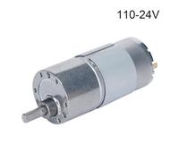 12V/24V High Torsions Reduction Gears Box Miniature Speed Reversibility Electric Reduction Geared Motor JGB37-545 Eccentric Output Shafts