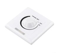 12V-24V LED Dimmer Controller for Single-Color LED Strips, 86mm Panel-Mount Rotary Knob Dimmer with Technology, 360W @12V / 720W @24V,