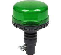 12V / 24V Led Rotating Green Beacon Light & Spigot Base Mount - Warning Lamp