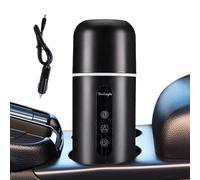 12V/24V Portable Car Water Heated Water Boiler - 420ml Constant Temperature Car Kettle, Universal Heated Cups with Automatic Stirring
