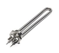 12V 24V Resistance U Type Water Heating Element DN25/1 inch 32mm BSPT Threaded Electrical Tubular Heater 300W 600W(48V 600W 200mmL)