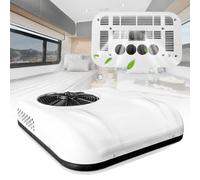 12V/24V Rooftop Air Conditioner, 2200W Cooling Power, Quiet Operation, Wide Air Supply for RVs, Minivans, Trucks, and Agricultural Vehicles