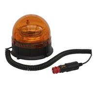 12V / 24V Rotating LED Amber Beacon Light & Magnetic Base Mount - Warning Lamp