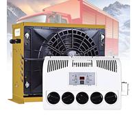 12V 24V RV Air Conditioner Kit, Silent Fast Cooling Split System, 250-450m³/H Airflow, Perfect for Trucks, Buses, RVs and Excavators