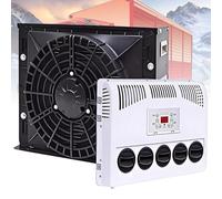 12V 24V RV Air Conditioner Kit, Silent Fast Cooling Split System, 250-450m³/H Airflow, Perfect for Trucks, Buses, RVs and Excavators