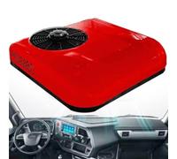 12v/24v Rv Air Conditioner, Truck/Car Electric Roof Ac-Only Cooling/Cooling+Heating,Light & Portable,Minimum Opening Size: 25 * 41cm,Working Area: 6-8 Square Meters In The Cab,RedCool24v