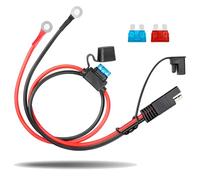 12V/24V SAE Quick Disconnect Plug, SAE Connector, 2 Pin Battery Charger Cable with 10A Fuse for Motorcycle ATV Tractor Lawn Mower, 16AWG Waterproof Connector for Charging Motorcycles Tractors Cars etc