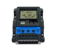 12V/24V Smart RV Charging Regulator | 30A USB Port Solar Battery Charger Controller with LCD Display for Home Roof Camper Boat Yacht