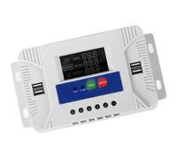 12V/24V Solar Panel Regulator with Adjustable LCD Display 30Amp Four USB Solar Charging Controller Easy to Use and Discharge Controller