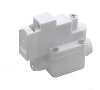12V 24V Solenoid Valve for Water Purifiers with Quick Connect Fittings - Auto Wastewater Ratio Control for RO Units - Copper Build(M)
