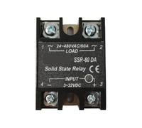 12V 24V Solid State Relay DC to AC SSR Module 230V AC Load 3-32VDC Input for Home SSR-10DA SSR-25DA 40/60/80/100/120DA(SSR-60DA (60A))