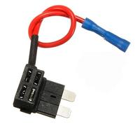 12V/24V Standard Car Fuse Holder 10A Add-a-Circuit TAP Adapter Mini/Small/Medium ATM APM Blade Auto Fuse with Holder(M)