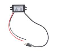 12V 24V Step Down Converter USB Type C 5V 3A Charging Module Type C Motorcycle Power Converter for Car Electronics and Mobile Devices