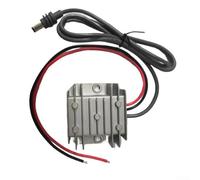 12v-24v to 30v Dc Boost Power Adapter for Mini - Abs Aluminum Alloy Voltage Booster Having Compact 66×57×22mm Structure Silver Finish Unive