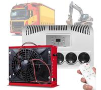 12V/24V Truck Cab Air Conditioner with Remote Control, Split Type AC for RV Trucks Tractor, Electric Split RV AC Unit Dc Air Conditioner for Camping, RV, Bus Caravan - Fast Cooling