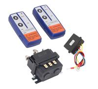 12V 250A Winch Relay Kit with Remote Control and Manual Operation for Off-Road Vehicles ATV UTV Winch Accessories Heavy Duty Normally Open Contact