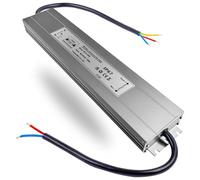 12V 25A LED Driver 300W Waterproof IP67 Constant Voltage Slim Power Supply Outdoor Lighting Transformer 240V to 12V for LED Strip Lights