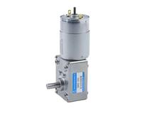 12V 25W 24V 30W DC Worm Gear Motor Single Shaft 5840-555 Low-speed Adjustable Speed CW CCW Motor(80RPM,12VMotor and Bracket)