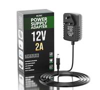 12V 2A Power Supply,AC 100-240V to 12v DC Power Supply Driver Transformer Universal 12 Volt 24W DC Power Adapter Charger for Keyboards,CCTV Camera,12V Led Strips Lights,Router, External Hard Drive