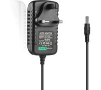 12V 2A Power Supply Adapter, AC Adapter 100-240V to 12v DC Power Adapter 5.5mm x 2.1mm Jack for LED Strip Lights, Router, CCTV Camera, Monitor Etc