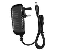 12V 2A Power Supply Adapter | AC/DC Converter Transformer for CCTV Camera, LED Lights | 5.5x2.1mm Tip with 1.8M Cable | (100-240V) (BLACK)