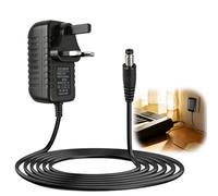 12V 2A Power Supply Adapter Compatible with Yamaha Keyboards, 2m Cable Charger for PSR YPG YPT DGX DD EZ P-45 P-125 Digital Piano, Replacement AC Adaptor with Anti-Interference Magnet Ring