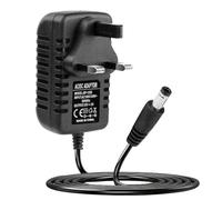 12V 2A Power Supply Adapter for LED Strips Lights, Monitor, LCD Wireless Router, CCTV Camera, 24W AC/DC UK Plug Wall Charger with 5.5mm X 2.5mm Jack, 1M Converter(Center Positive)