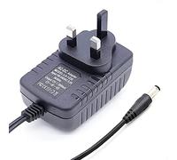 12V 2A Power Supply for LED Strip Lights, AC 100-240V to DC 12V 2A Power Supply Adapter UK plug,Wall Charger,5.5mm x 2.1mm Jack for Audio/Video, Router, Security Camera