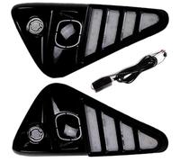12V 2Pcs Car Daytime Running Light Bumper Fog Lamp Dynamic Driving Turn Signal Light For Toyota Yaris Cross 2023-2024 Replace Part
