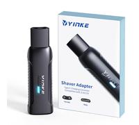 12V/3.5V USB C Shaver Charger Adapter Charging Converter for Braun 1/3/5/6/7/9/XT5 Series Electric Shaver, Portable Type-C Shaver Converter Adapter (without Cable)