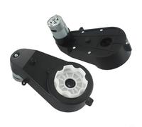 12V 30000RPM Electric Motor with Gearbox for Kids Ride On Car - High Torque Low Noise Replacement for Children's Battery for Bike, 2 Pack