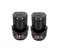 12V 3000mAh BAT411 Replacement Battery Bosch Compatible for Bosch BAT412A BAT413A D-70745GOP 2607336013 2607336014 PS20-2(2pcs 3000mAh)