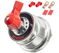 12V 300A Battery Disconnect Switch for Off Road and Heavy Vehicles Quick Shut Off Switch for Safety (red)