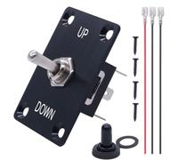 12V 30A Polarity Reversing Toggle Switch with Aluminum Mounting Plate for Motor Control