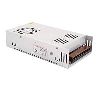 12V 30A Universal Regulated Switching Power Supply, DC 12V Power Supply with Temperature Control, Adjustable Voltage Output for LED Strip Lights and Household Appliances
