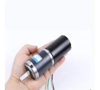 12v 30W 24V 40W Brushless DC Geared Motor 42GP-4260 Large Torque Electric Motor Adjustable Speed Can Cw CCW Planetary Gear(24V Only motor,357RPM)