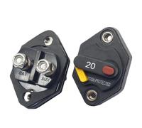 12V-32V DC 10A 15A 20A 30A 40A 50A IP67 Waterproof Circuit Breaker Blow Reset Fuse Switch Inverter For Car Audio Marine(20A)
