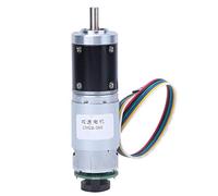 12V 330RPM Metal DC Geared Motor with Encoder High Torque Precision for Robotics Automation