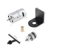 12V-36V 555 DC electronic starter Bench Drill Hand Drill Sanding Gadgets with Chuck and Mounting Bracket Lathe Press electronic starter Tools Set IINKUEYK(Type-C 12-36V)