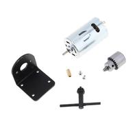 12V-36V 555 DC electronic starter Bench Drill Hand Drill Sanding Gadgets with Chuck and Mounting Bracket Lathe Press electronic starter Tools Set BIANMTSW(Type-A 12-36V)