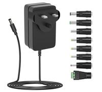 12V 3A 36W Power Adapter - UK Plug, Center Positive, Spring-Loaded DC Connector 5.5x2.1-2.5mm, 1.5m Cable for LED Strips, Routers, Monitors [LEWD]