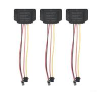 12V 3A LED Mirror Touch Sensor Switch for Bathroom Vanity Lights, Single/Three Color Dimmer Controller with Memory Function, For On/Off Button for Mirrors (Black)(Black(Blac(Bla(Bl(B((3 Color)