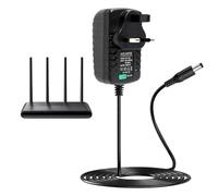 12V 3A Power Adapter UK Plug 36W 100-240 AC to DC Transformer | LED Strip Lights Overheat and Output Short Circuit Protection Plug and Play Design for Monitoring System Router Humidifier