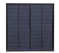 12V 3W Polycrystalline Silicon Solar Panel Cell Power Module, Solar Charger Panel with 1m Cable for DIY Solar Lawn Lights, Scientific Research and Small Solar