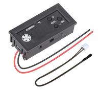 12V 4-Wire Fan Speed Controller with Temp Probe, Digital Display, Low Noise & for 3A Cooling with Temperature Probes