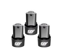 12V 4000mAh Rechargeable Lithium-ion Battery with Charger, Compatible with Electric Screwdrivers/Drills/mini Angle Grinders(3pcs)