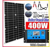 12V 400W Solar Panel Charger Kit With 100A Controller For Outdoor Power Systems
